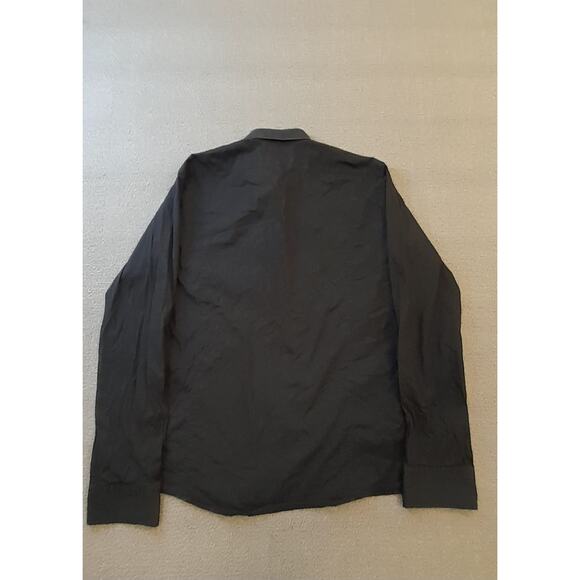 HUGO Hugo Boss Mens Small Black Slim Line Long Sleeve Dress Shirt - Picture 9 of 13